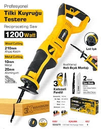 SGS  Plus SGS5270 -1200 W Elektrikli Tilki Kuyruğu Testere Makinesi ürün görseli 1
