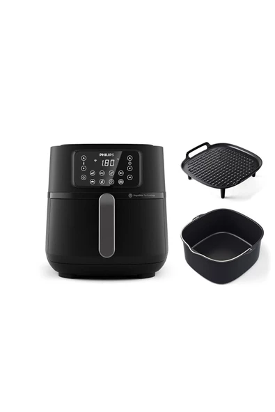 Philips 5000 Serisi Xxl Airfryer, Uzaktan Bağlantı, 1.4Kg, 7.2L Kapasite + Aksesuarlar, Hd9285/96 ürün görseli 1