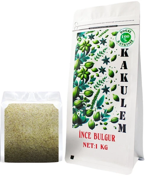 KAKULEM SERTİFİKALI Kısırlık İçli Köftelik İnce Bulgur 1 KG ürün görseli 1