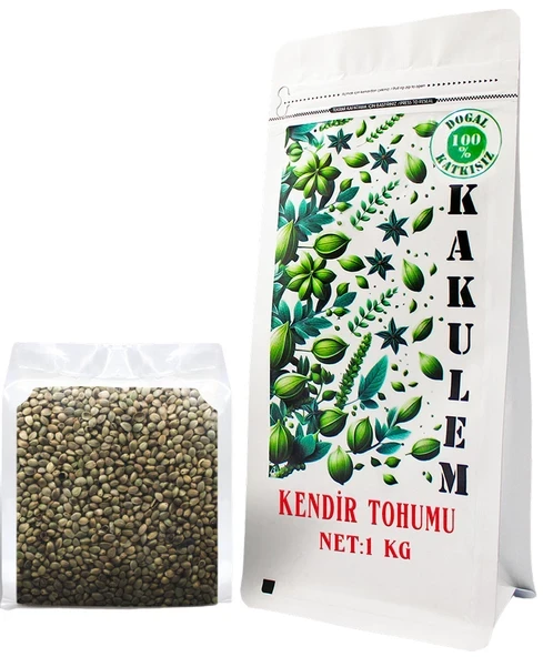 KAKULEM SERTİFİKALI Kendir Çedene Kenevir Tohumu 1 KG ürün görseli 1