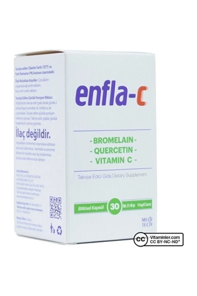 MediTech Enfla-c 30 Kapsül ürün görseli 1