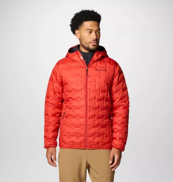 Columbia Delta Ridge Down Hooded Erkek Kaz Tüyü Mont WO6610 ürün görseli 1