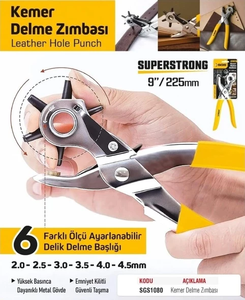 SGS  Kemer Delme Zımbası - Resim 2