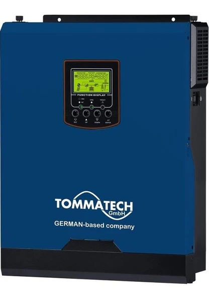 TommaTech New Pro 1.2K 12V 1Faz Mppt Wifi Akıllı İnverter ürün görseli 1