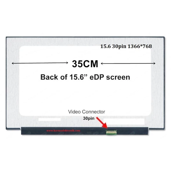 Casper Nirvana C600-1115 Notebook Lcd Ekran, Panel V1 - HD 1366*768 - Resim 4
