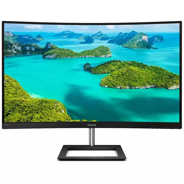 PHILIPS 31.5" VA 322E1C/00 4MS 75Hz HDMI-DP KAVISLI MONİTÖR 1920x1080 ürün görseli 1
