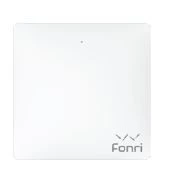 Fonri Wf3-El3-0202-03 Wıfı Kablosuz Kendinden Enerjili  Akıllı Dokunmatik Çiftli Duvar Anahtarı ürün görseli 1