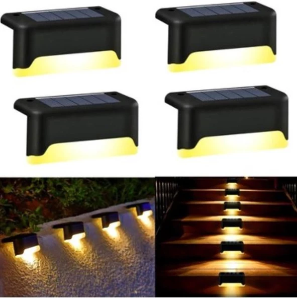 Zhltools Solar Güneş Enerjili Merdiven Lambası 4 Adet ürün görseli 1