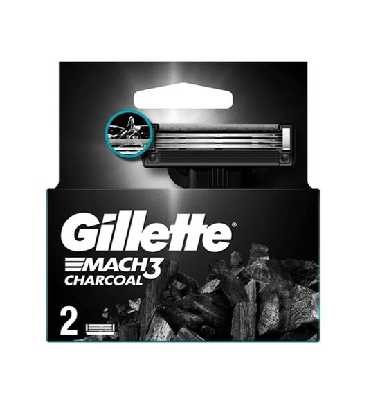 Gillette Mach3 Charcoal Tıraş Bıçağı 2li Yedek ürün görseli 1