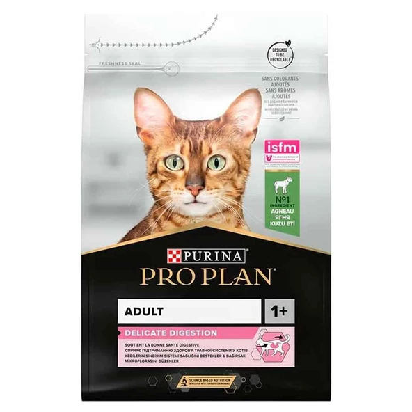 Pro Plan Delicate Kuzulu Yetişkin Kedi Maması 3 Kg ürün görseli 1