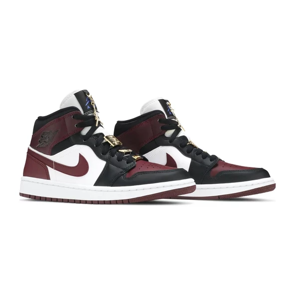 Air Jordan 1 Mid SE Gold Pendant - Resim 3
