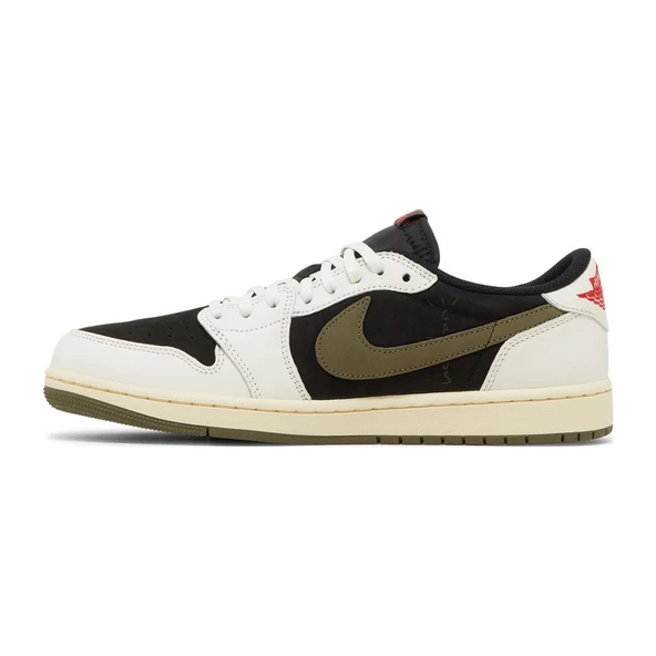 Air Jordan 1 Low x Travis Scott Olive - Resim 2