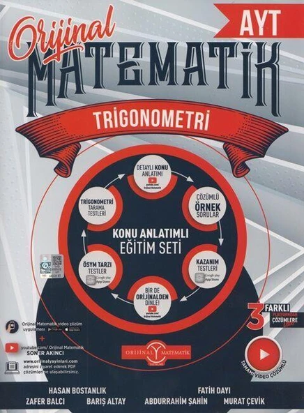 AYT Matematik Trigonometri Orijinal Yayınları ürün görseli 1