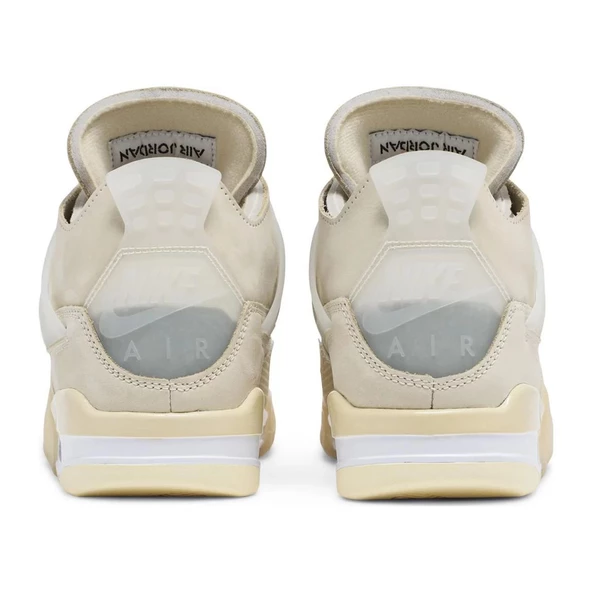 Air Jordan 4 Retro Off-White Sail - Resim 4