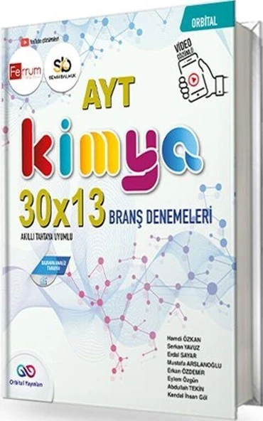 AYT Kimya 30 x 13 Branş Denemesi Orbital Yayınları ürün görseli 1