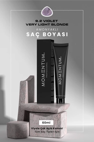 Momentum Saç Boyası Violet Very Light Blonde 9.2 60 ml ürün görseli 1