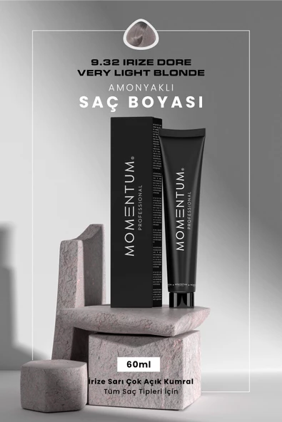 Momentum Saç Boyası Irize Dore Very Light Blonde 9.32 60 ml ürün görseli 1