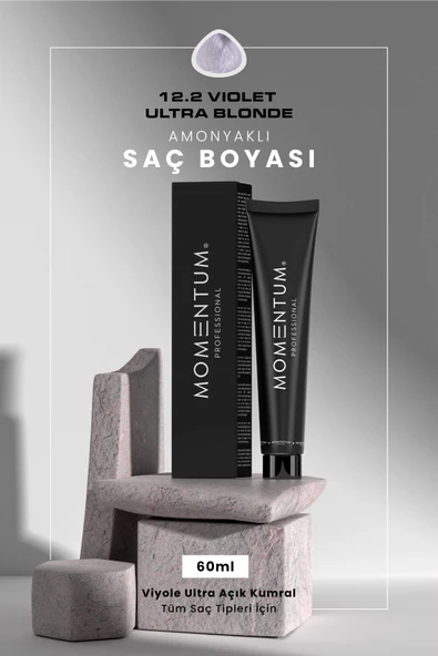 Momentum Saç Boyası Violet Ultra Blonde 12.2 60 ml ürün görseli 1