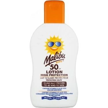 Malibu Çocuk Yüksek Güneş Korumalı Losyon SPF50 200 ml ürün görseli 1