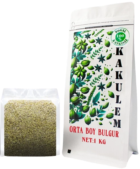 KAKULEM SERTİFİKALI Yerli Orta Boy Bulgur 1 KG ürün görseli 1