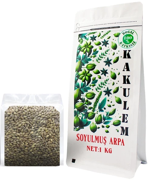 KAKULEM SERTİFİKALI Köy Usulü Kabuksuz Soyulmuş Arpa 1 KG ürün görseli 1