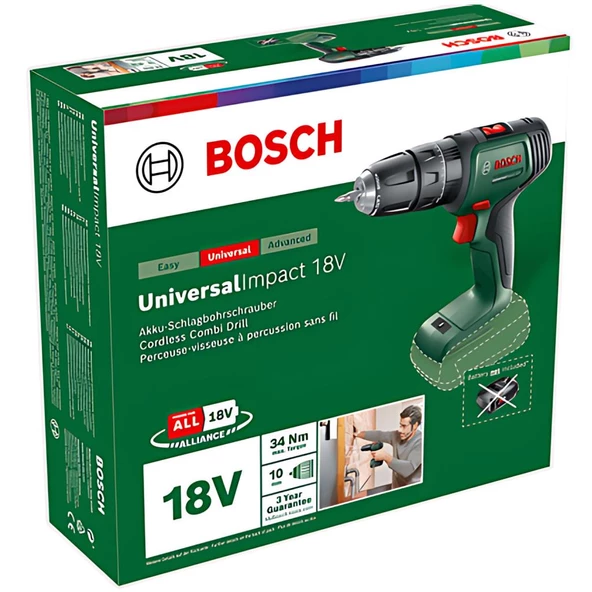Bosch UniversalImpact 18 Akülü Vidalama - Solo - Resim 3