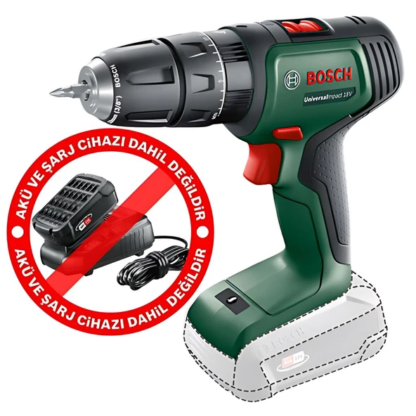 Bosch UniversalImpact 18 Akülü Vidalama - Solo ürün görseli 1