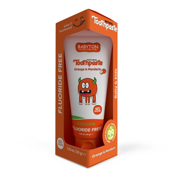 Portakal & Mandalina Diş Macunu Florürsüz 50 gr ürün görseli 1