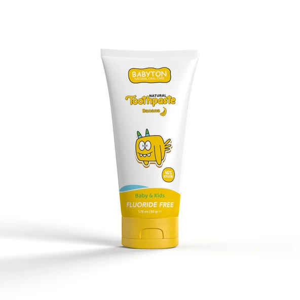 Muz Diş Macunu Florürsüz 50 gr - Resim 2
