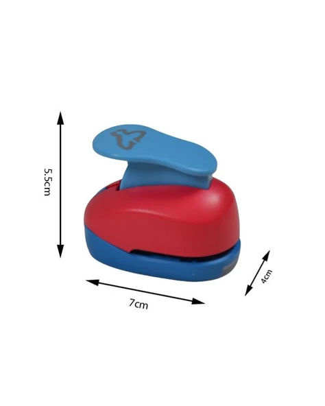 Kamei Şekilli Delgeç Kuş Kanatlı 2.5 cm KM8810 - Resim 2