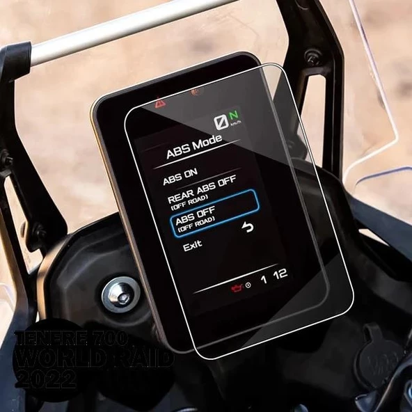 Yamaha Tenere 700 2022-2023 Navigasyon 9h Nano Ekran Koruyucu ürün görseli 1
