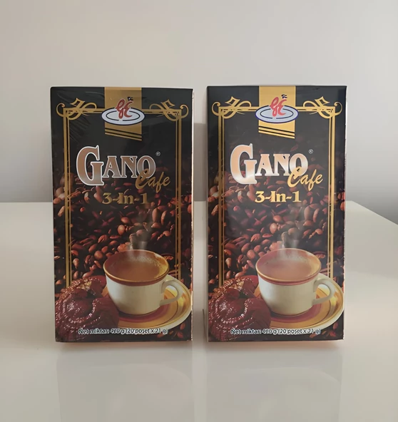 Ganocafe 3 In 1 Ganoderma Mantarlı Kahve 2'li Paket ürün görseli 1