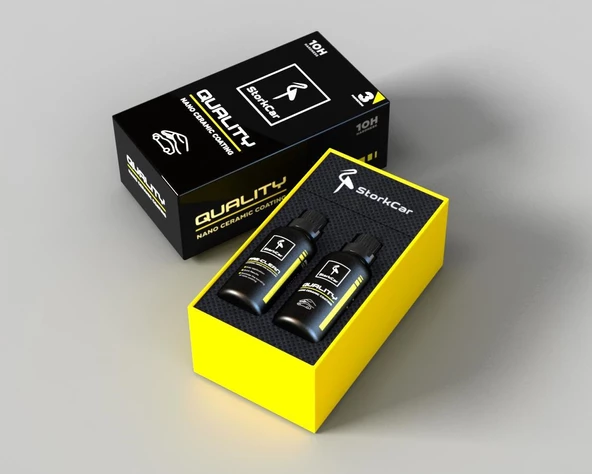 StorkCar Quality 10H Nano Seramik Kaplama 50mL + 50mL Seramik Öncesi Yüzey Temizleyici ürün görseli 1