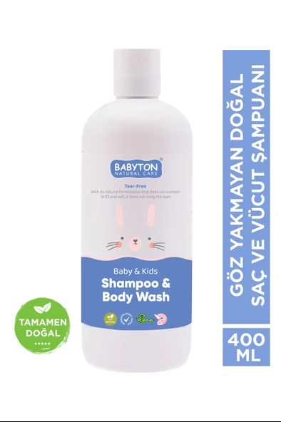 Doğal Göz Yakmayan Şampuan 400 ml ürün görseli 1