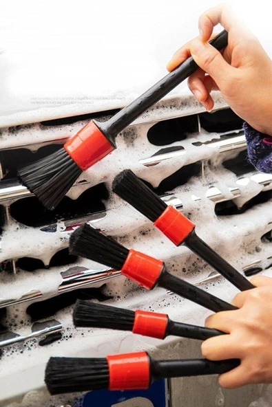 Detail Dash Brush Oto Detay Fırçası Seti 5 'li Kaliteli Detaylı Farklı Boyutlarda Fırça Seti ürün görseli 1