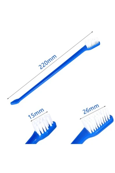Çıft Taraflı Hayvan Dış Firçası 4 Lü Set - Resim 3