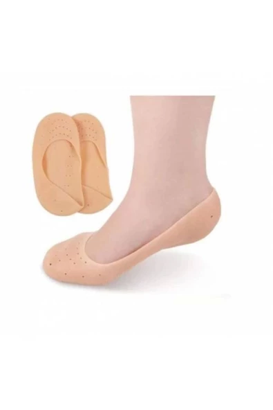 Yumuşak Silikon Rahatlatıcı Patik Çorap Patik (çift) Topuk Çatlak Giderici Ayak Bakım Aleti ürün görseli 1