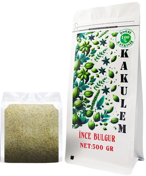 KAKULEM SERTİFİKALI Kısırlık İçli Köftelik İnce Bulgur 500 GR ürün görseli 1