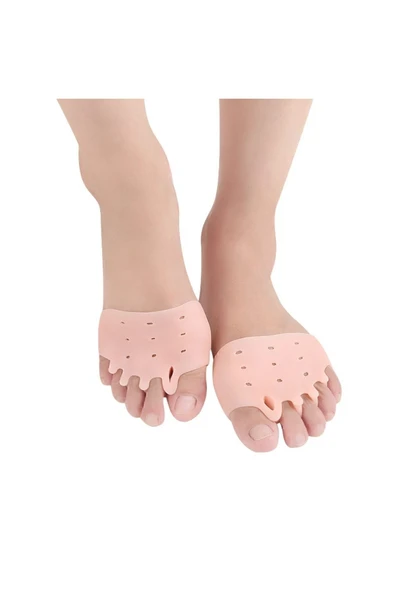 Ayak 5 Parmak Silikon Makaralı Gömlek 1 Çift Ayak Koruyucu Foot Protector ürün görseli 1