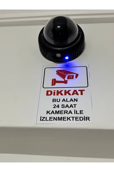 Caydırıcı Sahte Dome Kamera Hareket Sensörlü Kamera Sahte Kamera ürün görseli 1