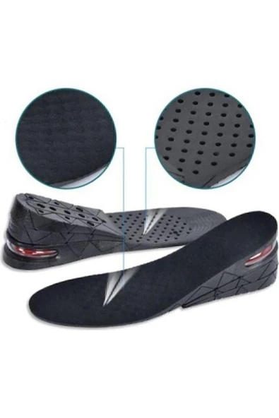 Aveo 2 Adet Hava Yastıklı Tam Boy Uzatıcı Tabanlık Gizli Topuk 7 Cm Ortopedik ürün görseli 1