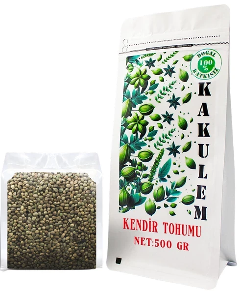 KAKULEM SERTİFİKALI Kendir Çedene Kenevir Tohumu 500 GR ürün görseli 1