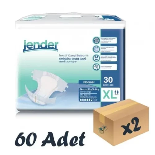 Jender Hasta Bezi Tekstil Yüzeyli Bel Bantlı  Ekstra Large 60 Lı ürün görseli 1
