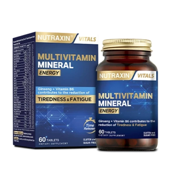 Nutraxin Multivitamin Mineral Enerji 60 Tablet ürün görseli 1