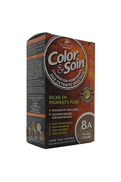 Color Soin Saç Boyası 8A Açık Bakır Sarısı 3525727539352 ürün görseli 1