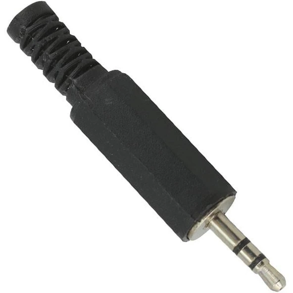Ayt 3.5 Mm Stereo Plastik Jack Fiş Mikrofon Kulaklık Erkek Giriş Soketi ürün görseli 1