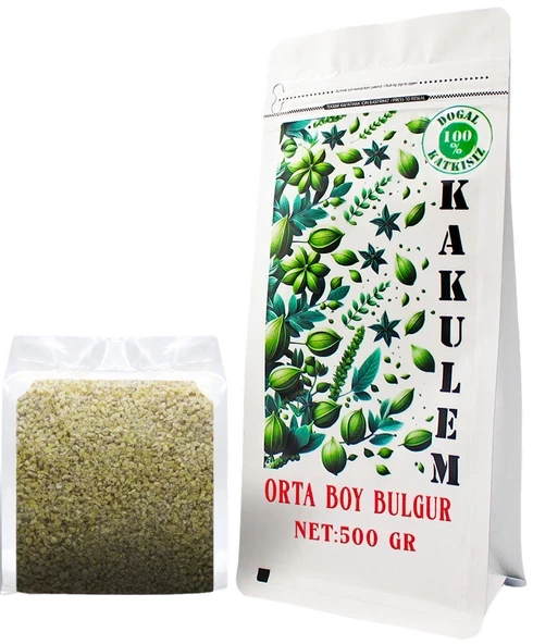 KAKULEM SERTİFİKALI Yerli Orta Boy Bulgur 500 GR ürün görseli 1