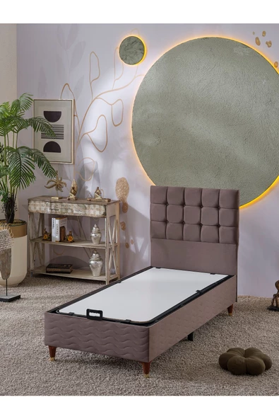 Beehanem Bengü 90x190 Tek Kişilik (BAZA BAŞLIK) 2 Li Set ürün görseli 1