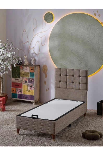 Beehanem Bengü 90x190 Tek Kişilik (BAZA BAŞLIK) 2 Li Set ürün görseli 1