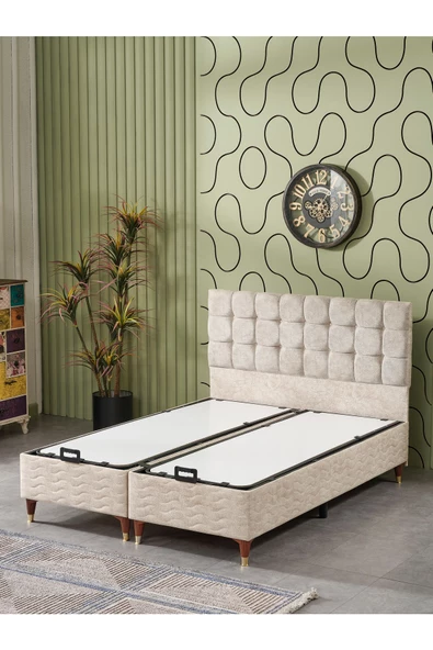 Beehanem 150x200 Bengü Çift Kişilik 2li Set (BAZA BAŞLIK) Yataksız!! ürün görseli 1